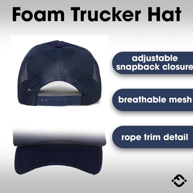 Funky Junque Premium Mesh Snapback Trucker Hat - Stylish Comfort for All - Patriotic, Humor & More - Image 3